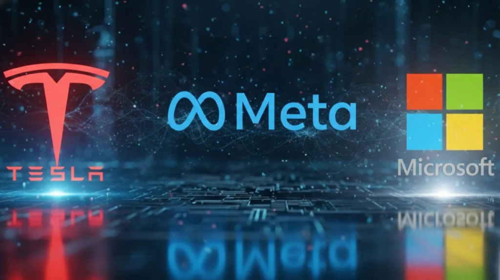 Tesla, Meta y Microsoft: ¿Inversión en IA o burbuja de expectativas?